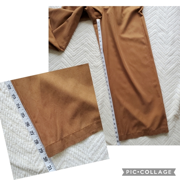 Madewell The Harlow Wide Leg Pants Acorn Brown NWT - Picture 13 of 13